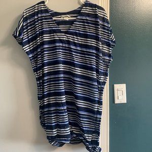 H&M Blue Striped Dress